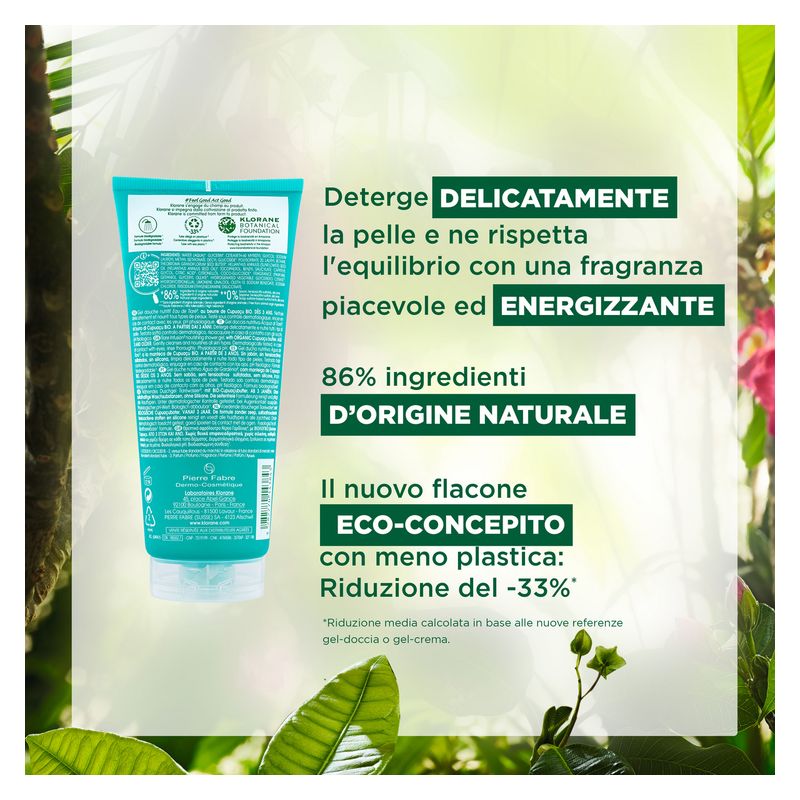 KLORANE - Gel Doccia Nutritivo Acqua Di Tiaré