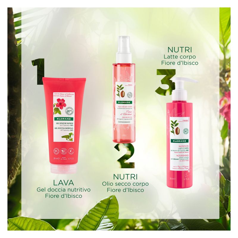 KLORANE - Gel Doccia Nutritivo Fiore D'ibisco