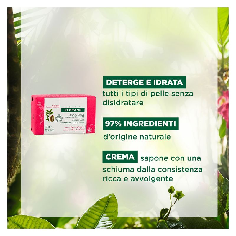 KLORANE - Savon Crème Fleur D'hibiscus