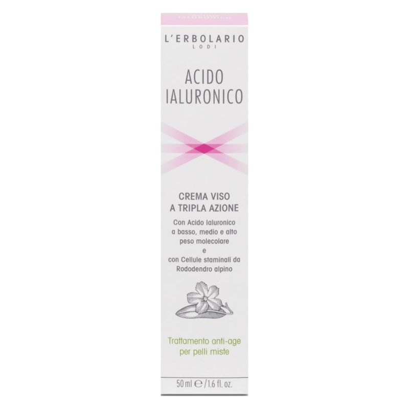 L'Erbolario - ACIDO IALURONICO CREMA VISO A TRIPLA AZIONE PELLI MISTE L'Erbolario - ACIDO IALURONICO CREMA VISO A TRIPLA AZIONE PELLI MISTE