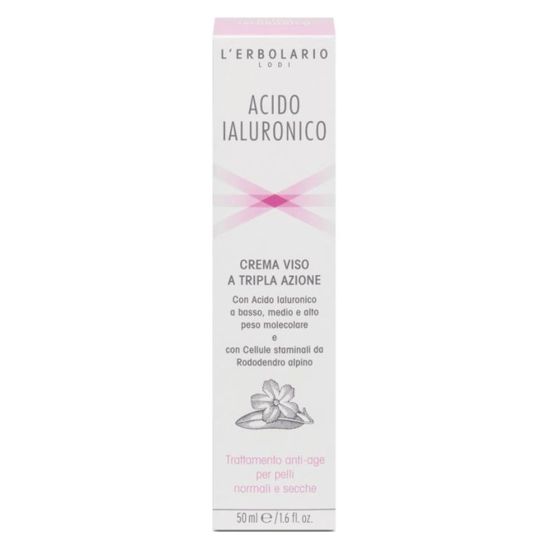 L'Erbolario - ACIDO IALURONICO CREMA VISO A TRIPLA AZIONE PELLI NORMALI E SECCHE L'Erbolario - ACIDO IALURONICO CREMA VISO A TRIPLA AZIONE PELLI NORMALI E SECCHE
