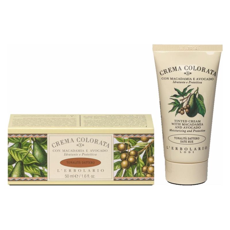 L'Erbolario - CREMA COLORATA CON MACADAMIA E AVOCADO TONALITà DATTERO L'Erbolario - CREMA COLORATA CON MACADAMIA E AVOCADO TONALITà DATTERO