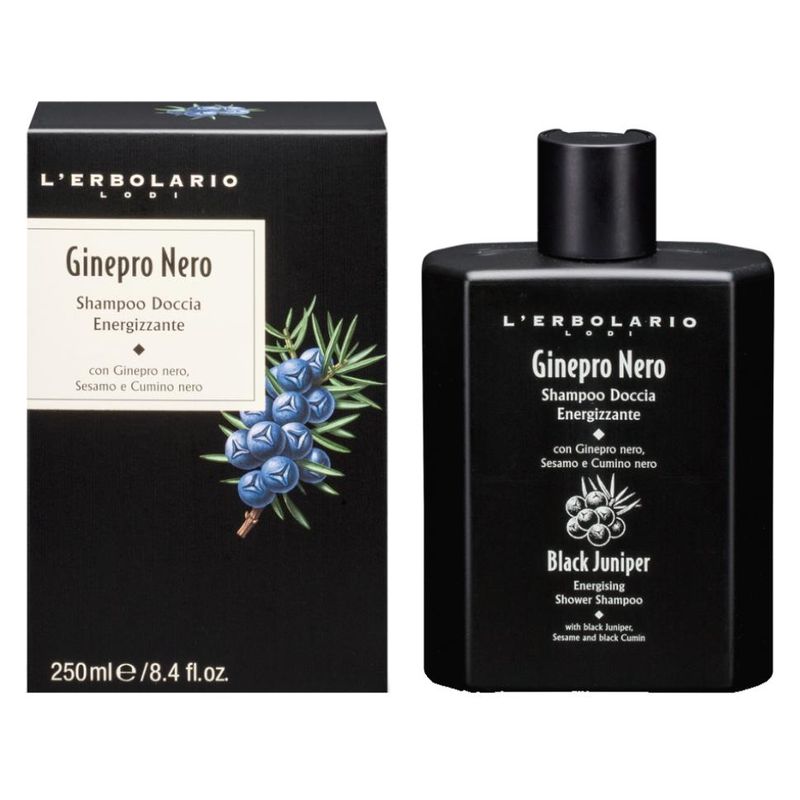 L'Erbolario - GINEPRO NERO SHAMPOO DOCCIA ENERGIZZANTE L'Erbolario - GINEPRO NERO SHAMPOO DOCCIA ENERGIZZANTE
