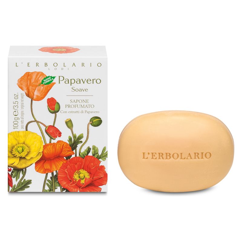 L'Erbolario - Papavero Soave Sapone Profumato L'Erbolario - Papavero Soave Sapone Profumato