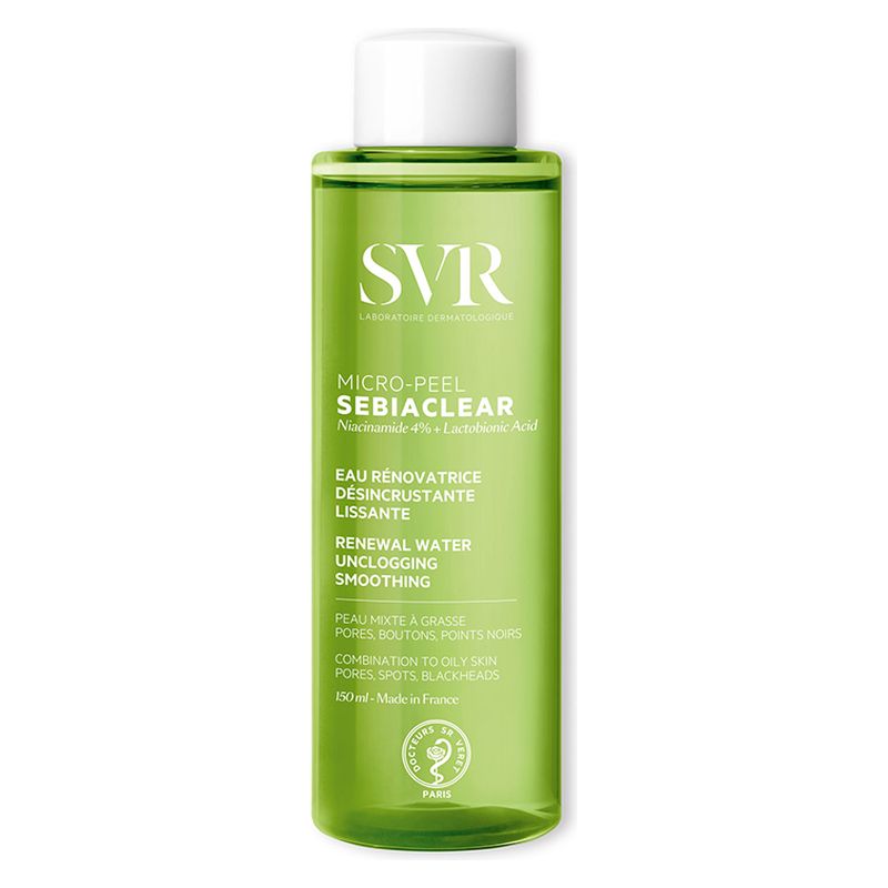 SVR - Sebiaclear Micro-Peel Eau Rénovatrice Désincrustante Lissante SVR - Sebiaclear Micro-Peel Eau Rénovatrice Désincrustante Lissante