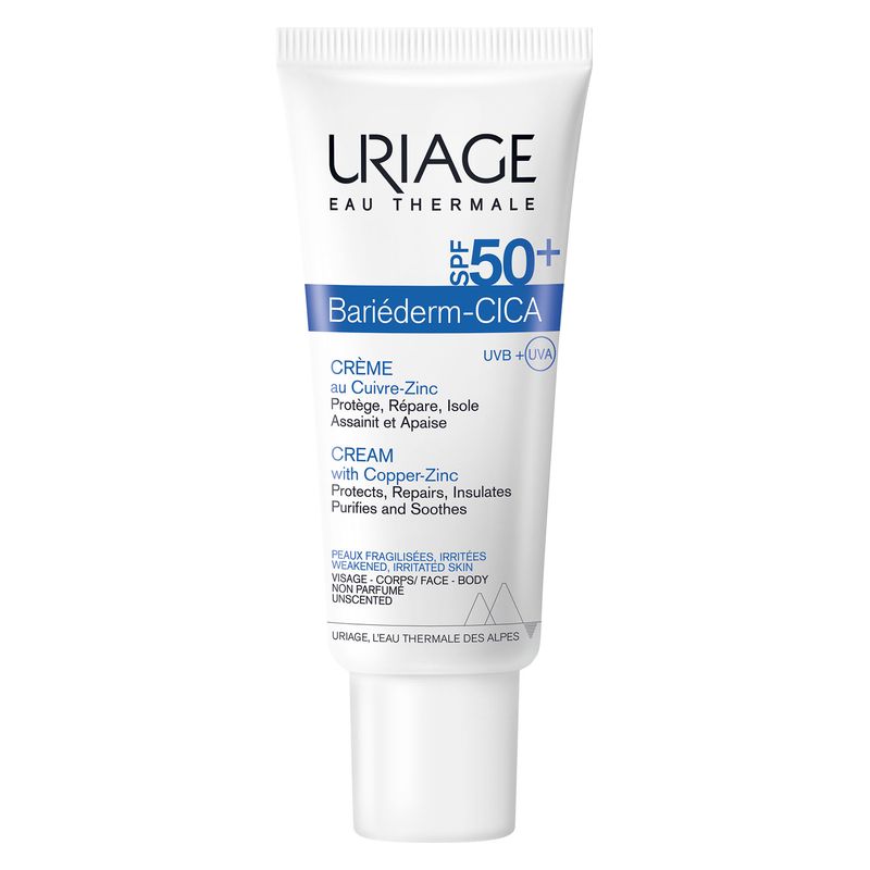 URIAGE - Bariéderm Cica-Crème Au Cuivre-Zinc Spf50+ URIAGE - Bariéderm Cica-Crème Au Cuivre-Zinc Spf50+