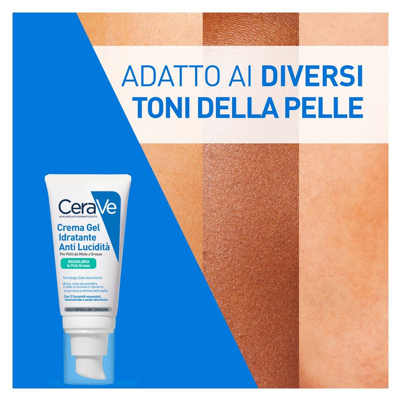 CERAVE - Crema Crema Gel Idratante Anti Lucidità CERAVE - Crema Crema Gel Idratante Anti Lucidità