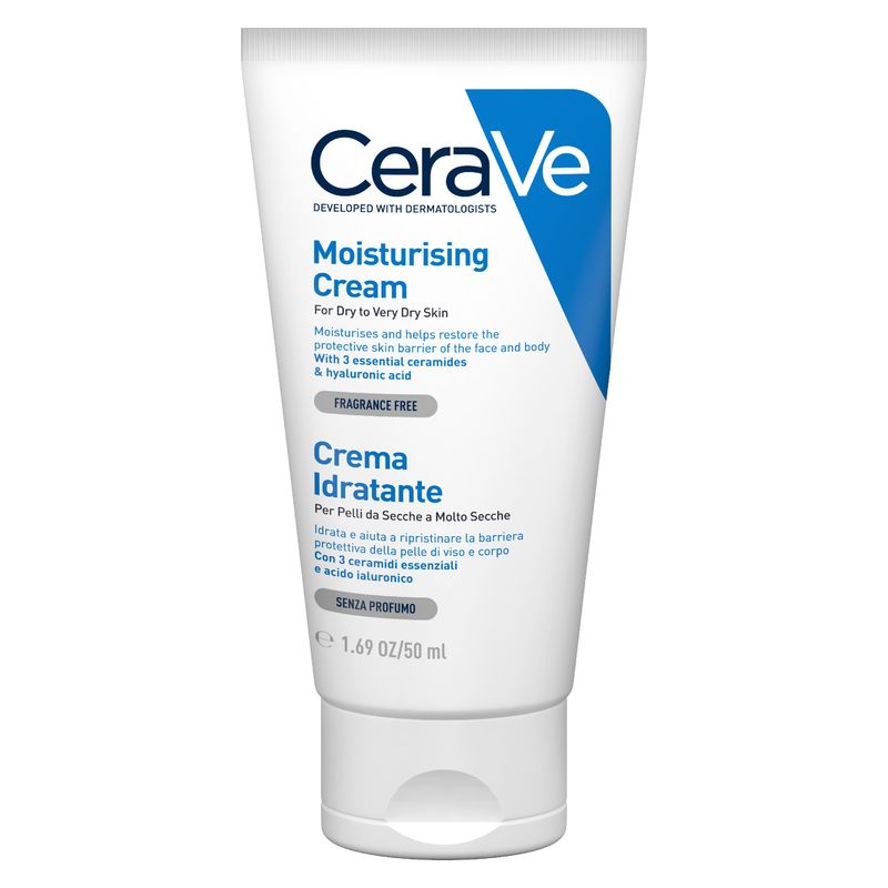CERAVE - Crema Idratante Per Pelli Secche E Molto Secche Senza Profumo CERAVE - Crema Idratante Per Pelli Secche E Molto Secche Senza Profumo