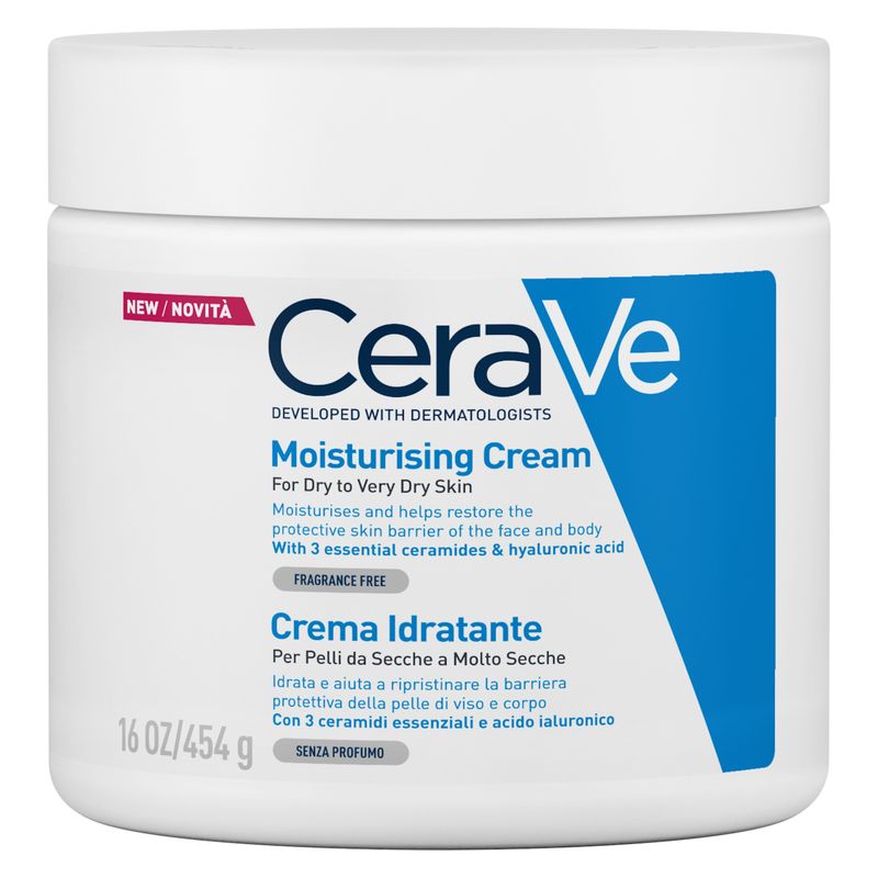 CERAVE - Crema Idratante Per Pelli Secche E Molto Secche Senza Profumo CERAVE - Crema Idratante Per Pelli Secche E Molto Secche Senza Profumo