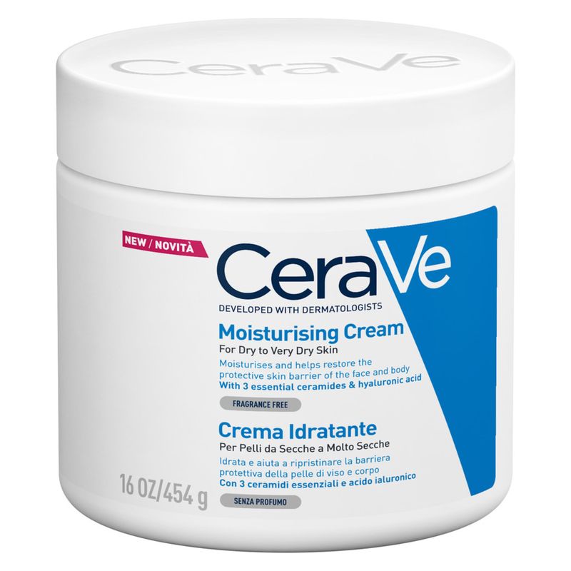 CERAVE - Crema Idratante Per Pelli Secche E Molto Secche Senza Profumo CERAVE - Crema Idratante Per Pelli Secche E Molto Secche Senza Profumo
