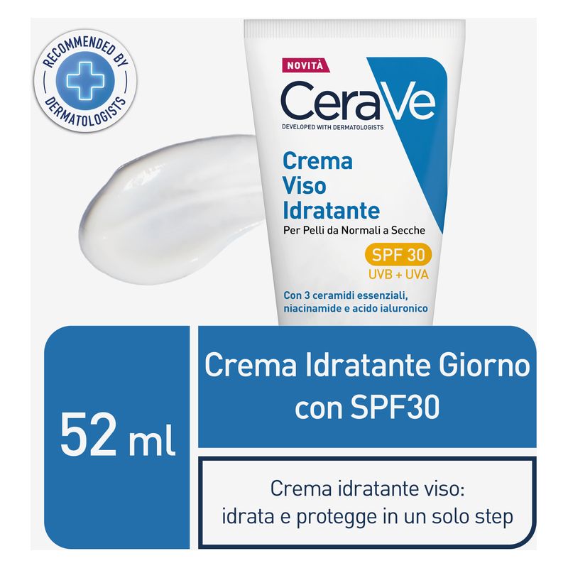 CERAVE - Crema Viso Idratante Per Pelli Da Normali A Secche Spf 30