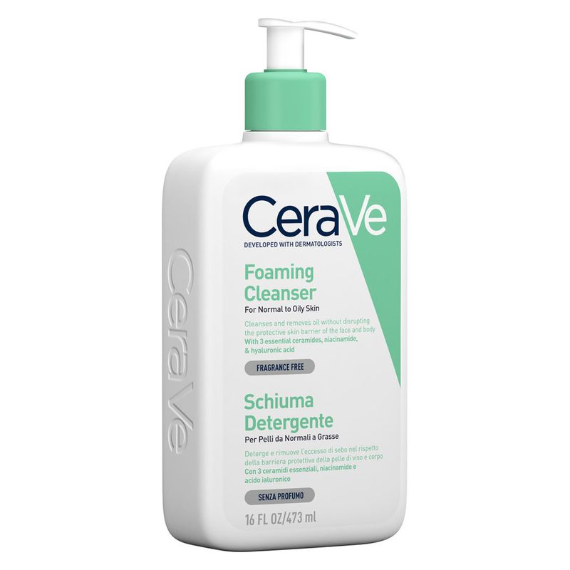 CERAVE - Schiuma Detergente Per Pelli Da Normali A Grasse