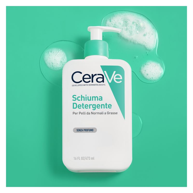 CERAVE - Schiuma Detergente Per Pelli Da Normali A Grasse
