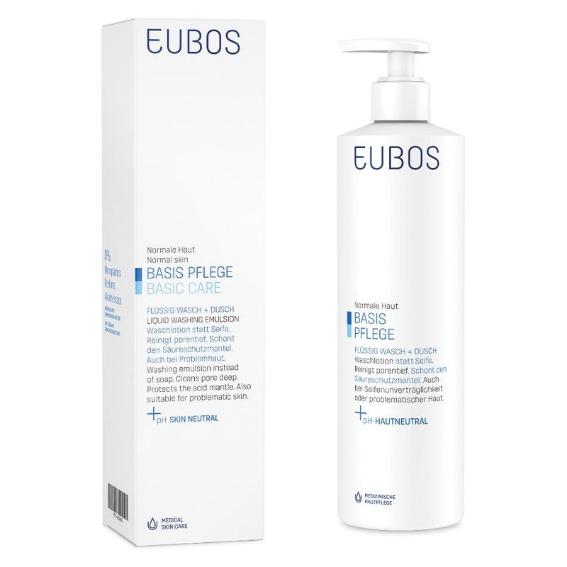 EUBOS BASIS PFLEGE BASIC CARE FLUSSIG WASH + DUSCH
