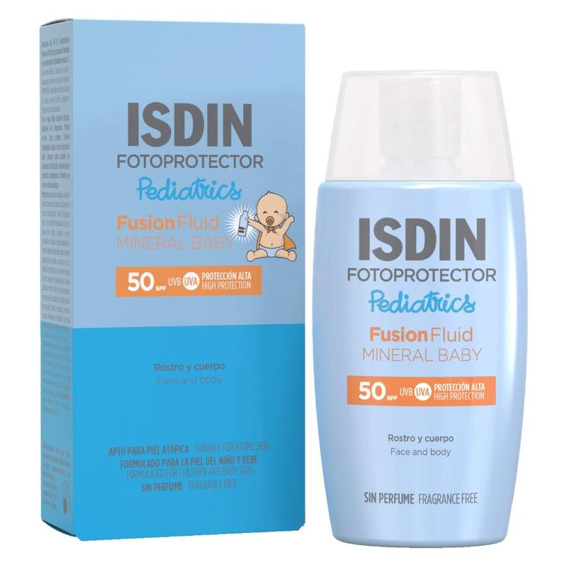 ISDIN FOTOPROTECTOR PEDIATRICS FUSION FLUID MINERAL BABY SPF 50