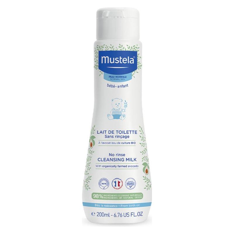 MUSTELA LAIT DE TOILETTE SANS RINCAGE