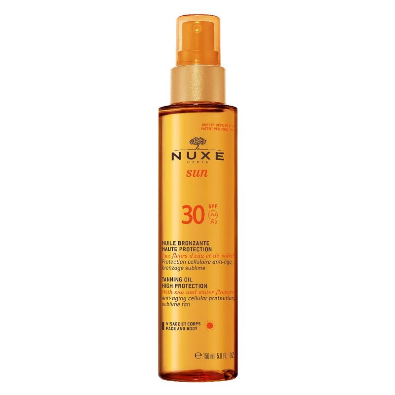 NUXE - SUN HUILE E BRONZANTE HAUTE PROTECTION SPF 30 VISAGE ET CORPS NUXE - SUN HUILE E BRONZANTE HAUTE PROTECTION SPF 30 VISAGE ET CORPS