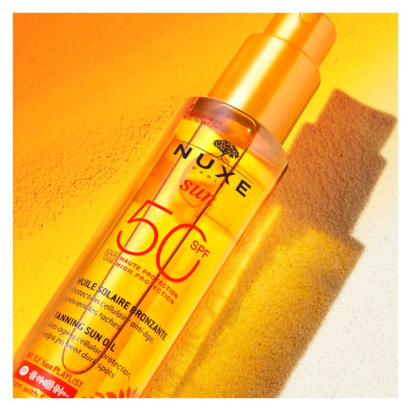 NUXE - Sun Huile Solaire Bronzante Spf 50 Visage Et Corps NUXE - Sun Huile Solaire Bronzante Spf 50 Visage Et Corps