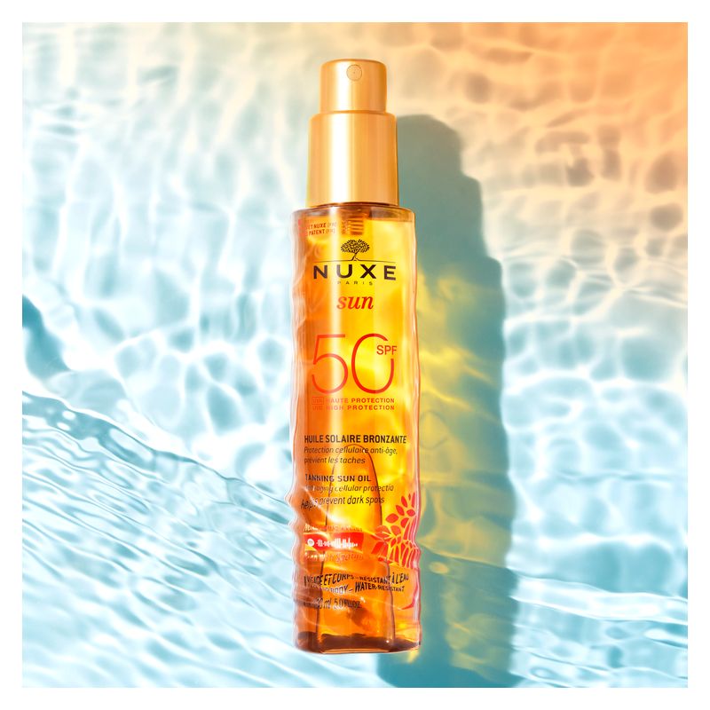 NUXE - Sun Huile Solaire Bronzante Spf 50 Visage Et Corps NUXE - Sun Huile Solaire Bronzante Spf 50 Visage Et Corps