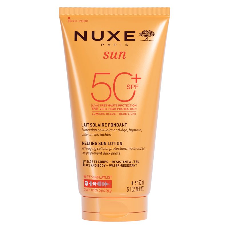 NUXE - Lait Solaire Fondant Spf 50+ Visage Et Corps NUXE - Lait Solaire Fondant Spf 50+ Visage Et Corps