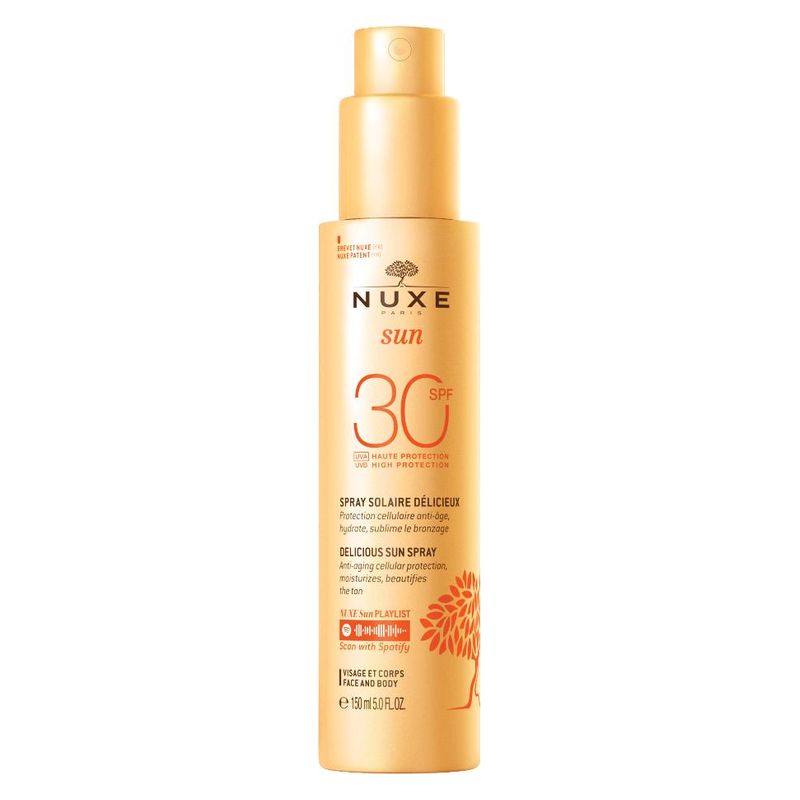 NUXE - SPRAY SOLAIRE DéLICIEUX SPF 30 VISAGE ET CORPS NUXE - SPRAY SOLAIRE DéLICIEUX SPF 30 VISAGE ET CORPS