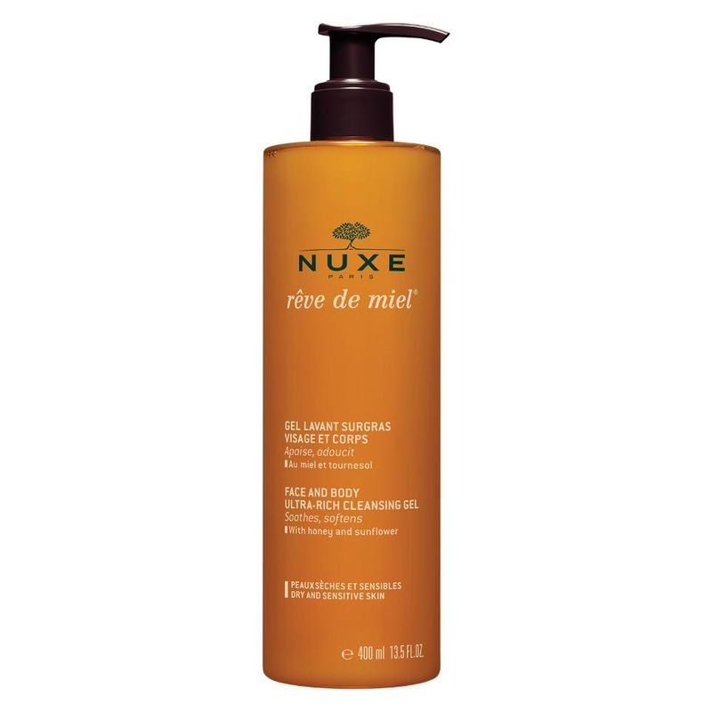 NUXE REVE DE MIEL GEL LAVANT SURGRAS VISAGE ET CORPS