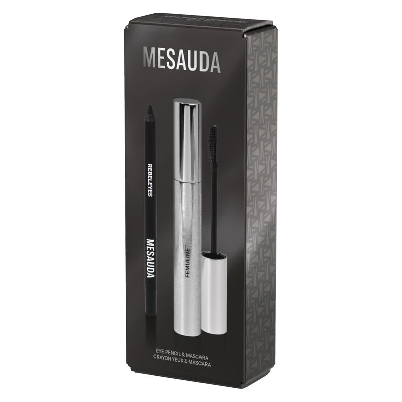 MESAUDA KIT MASCARA FEMULINE E MATITA OCCHI