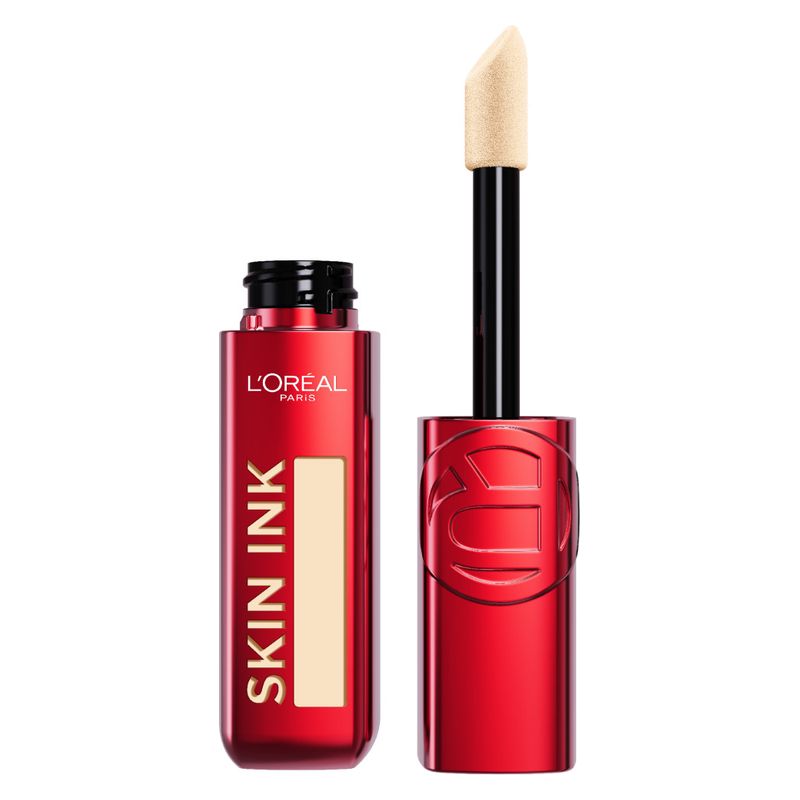 L'Oréal Infaillible Skin Ink, Correttore e Fondotinta 2-in-1, 40 - LIGHT WARM, 15 ml, Lunga Tenuta, Finish Morbido e Opaco, Waterproof