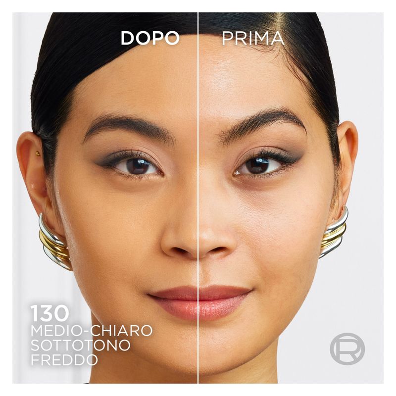 L'Oréal Infaillible Skin Ink, Fondotinta e Correttore 2-in-1, Colore 130 Light Cool, 15 ml, Lunga Tenuta fino a 48 ore con Finish Opaco