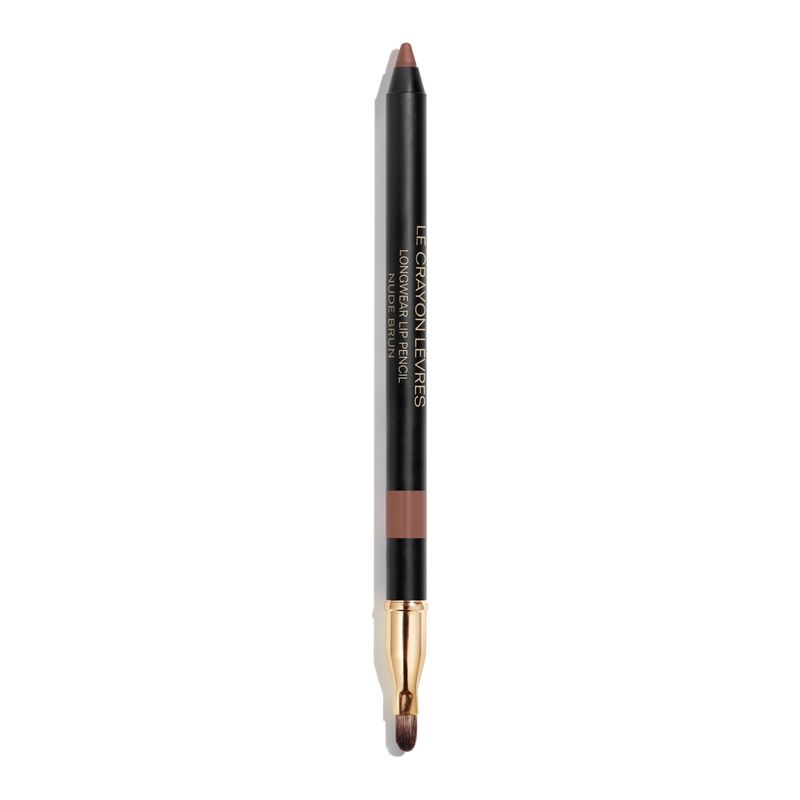 CHANEL Le Crayon Lèvres, Matita Contorno Labbra a Lunga Tenuta, 162 Nude Brun, 1.2 g, Finish Semi-Opaco con Pennello e Temperino per Sfumare CHANEL Le Crayon Lèvres, Matita Contorno Labbra a Lunga Tenuta, 162 Nude Brun, 1.2 g, Finish Semi-Opaco con Pennello e Temperino per Sfumare