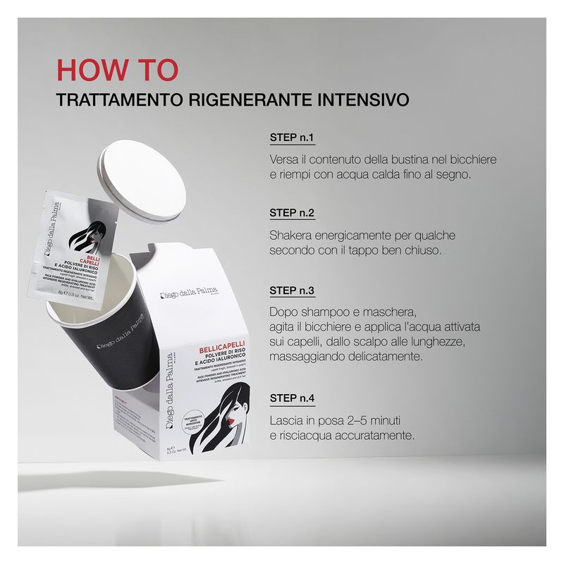 Diego dalla Palma - BELLI CAPELLI POLVERE DI RISO E ACIDO IALURONICO Diego dalla Palma - BELLI CAPELLI POLVERE DI RISO E ACIDO IALURONICO