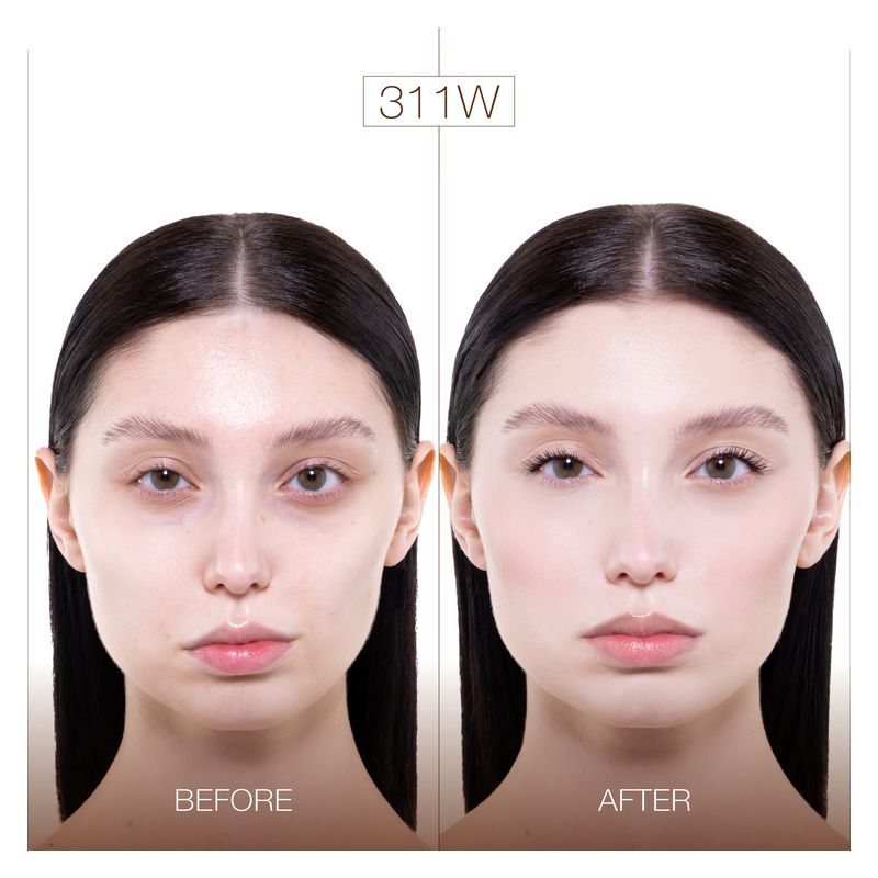 Diego dalla Palma Nudissimo Serum Satin Foundation SPF 30, Fondotinta Fluido Idratante e Protettivo, Colore 311W Avorio, 30 ML, Lunga Tenuta