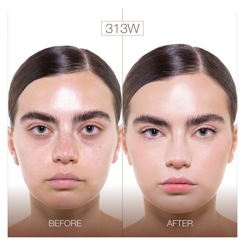 Diego dalla Palma Nudissimo Serum Satin Foundation, Fondotinta Fluido SPF 30, Lunga Tenuta, Finish Satinato, 30 ml, Colore 313W Vaniglia