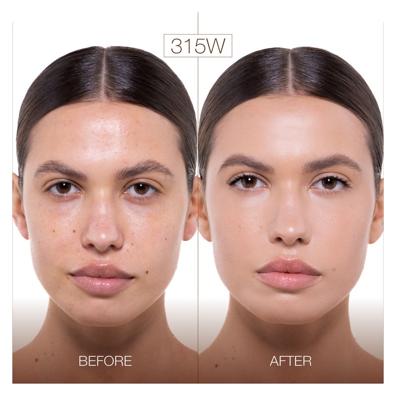 Diego dalla Palma Nudissimo Serum Satin Foundation, Fondotinta Fluido Donna con SPF 30, 30 ml, Colore 315W Miele, Finish Satinato e Idratante