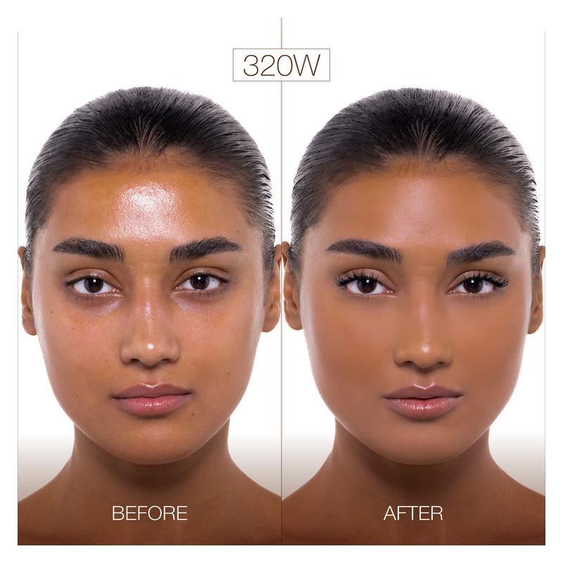 Diego dalla Palma Nudissimo Serum Satin Foundation, Fondotinta Siero Idratante SPF 30, 30 ml, Colore 320W Moka, Lunga Tenuta e Finish Satinato Luminoso