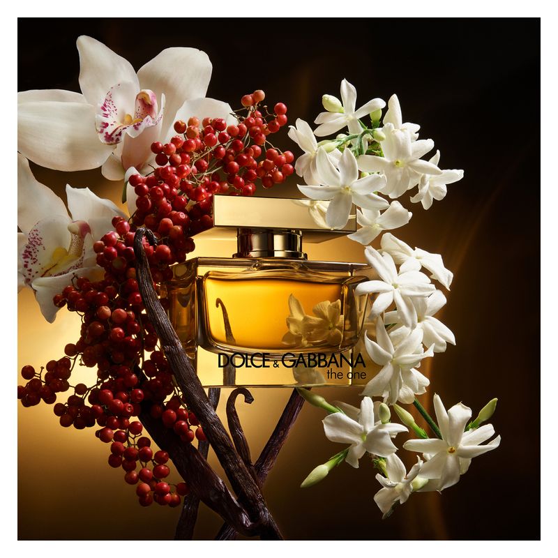 Dolce & Gabbana The One Eau de Parfum Intense Donna, 30 ml Spray, Profumo Ambrato Floreale con Vaniglia, Gelsomino e Pepe Rosa