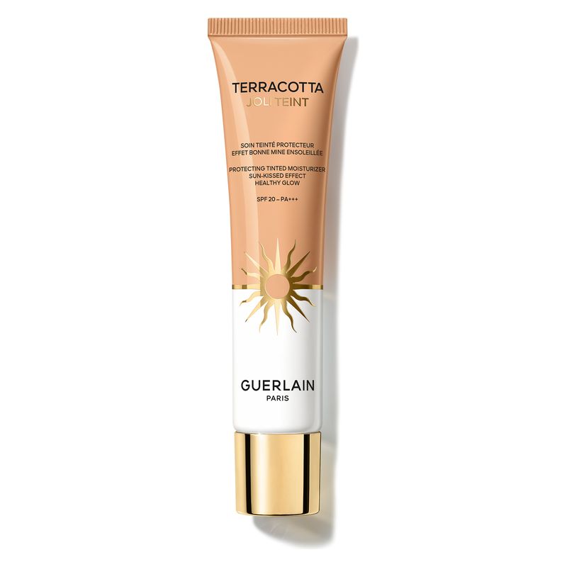 Guerlain Terracotta Joli Teint, Crema Colorata Effetto Pelle Baciata Dal Sole, 20 - Golden, SPF 20, Idratante e Illuminante, 30 ml Guerlain Terracotta Joli Teint, Crema Colorata Effetto Pelle Baciata Dal Sole, 20 - Golden, SPF 20, Idratante e Illuminante, 30 ml