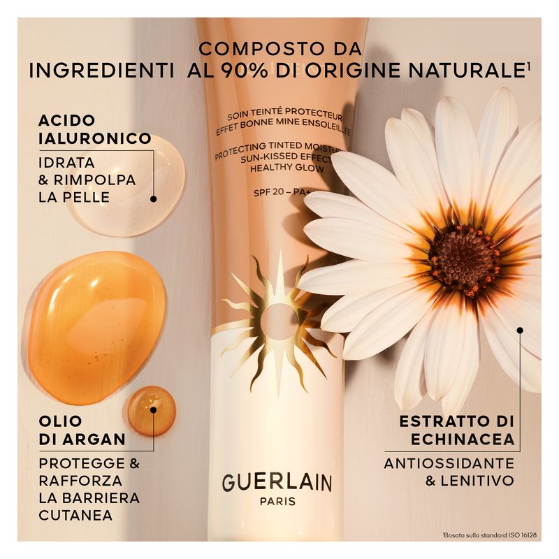 Guerlain Terracotta Joli Teint, Crema Colorata Effetto Pelle Baciata Dal Sole, 20 - Golden, SPF 20, Idratante e Illuminante, 30 ml Guerlain Terracotta Joli Teint, Crema Colorata Effetto Pelle Baciata Dal Sole, 20 - Golden, SPF 20, Idratante e Illuminante, 30 ml