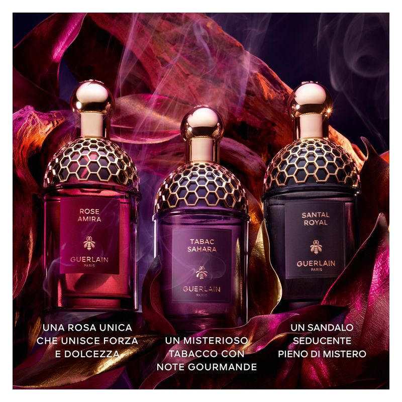 Guerlain Absolus Allegoria Tabac Sahara, Eau de Parfum Unisex, 75 ml Spray, Profumo Orientale Legnoso con note di Tabacco, Lampone e Ambra Grigia Guerlain Absolus Allegoria Tabac Sahara, Eau de Parfum Unisex, 75 ml Spray, Profumo Orientale Legnoso con note di Tabacco, Lampone e Ambra Grigia