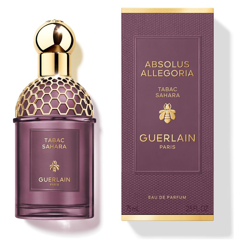Guerlain Absolus Allegoria Tabac Sahara, Eau de Parfum Unisex, 75 ml Spray, Profumo Orientale Legnoso con note di Tabacco, Lampone e Ambra Grigia Guerlain Absolus Allegoria Tabac Sahara, Eau de Parfum Unisex, 75 ml Spray, Profumo Orientale Legnoso con note di Tabacco, Lampone e Ambra Grigia