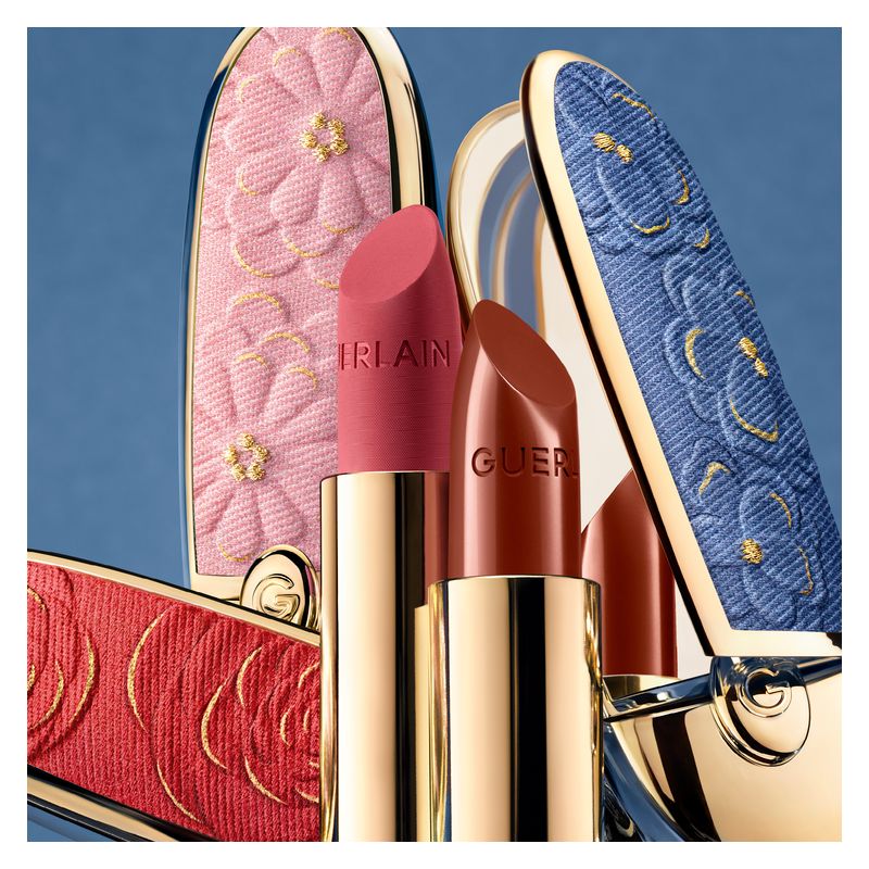 Guerlain - Rouge G De Guerlain La Cover Con Doppio Specchio - COLLEZIONE BLOOMING DENIM