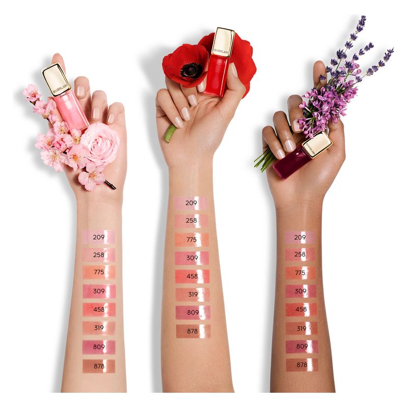 Guerlain - KISSKISS BEE GLOW OIL - OLIO LABBRA COLORATO AL MIELE - COLLEZIONE BLOOMING DENIM