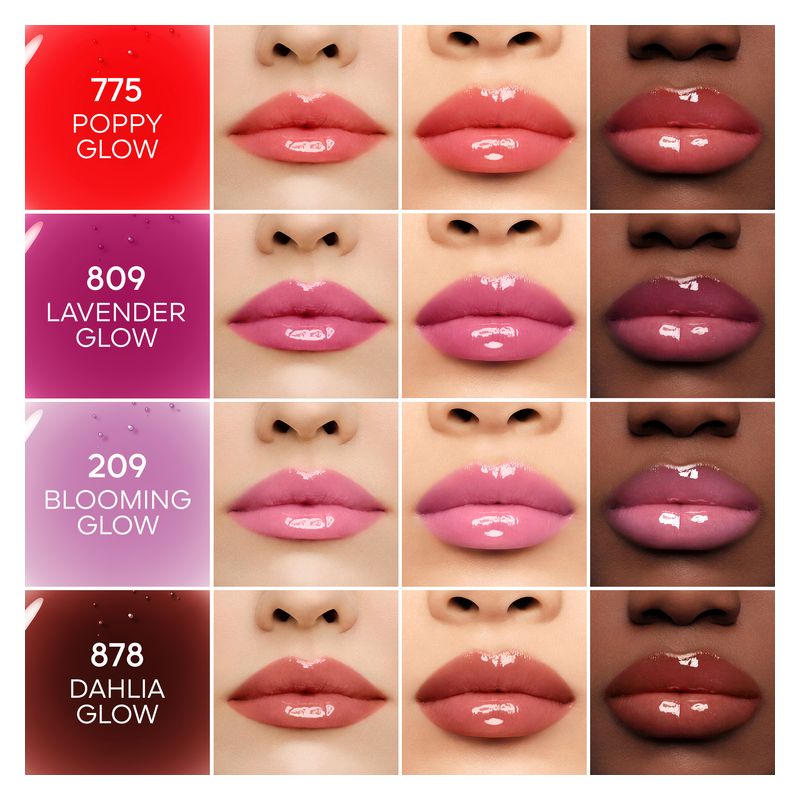 Guerlain KissKiss Bee Glow Oil, Olio Labbra Colorato Idratante, 878 Dahlia Glow, 9,5 ml, Effetto Volumizzante e Brillantezza 3D, Lip Oil con Miele Guerlain KissKiss Bee Glow Oil, Olio Labbra Colorato Idratante, 878 Dahlia Glow, 9,5 ml, Effetto Volumizzante e Brillantezza 3D, Lip Oil con Miele