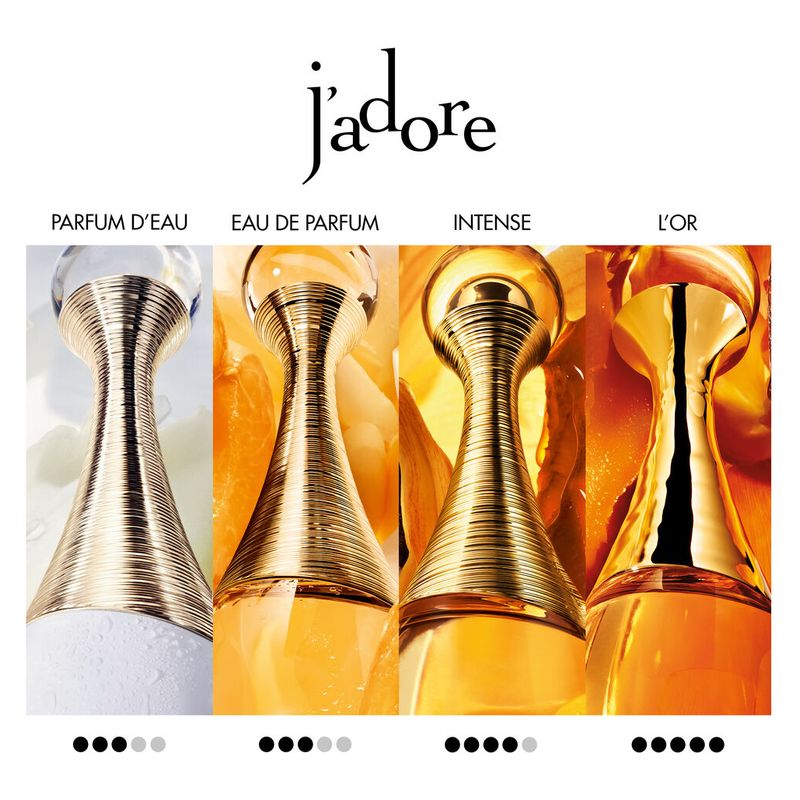 DIOR J’adore Intense, Parfum Donna, 100 ml Spray, Fragranza Floreale Mielata, Nettare sensuale e gourmand, Profumo femminile iconico e persistente
