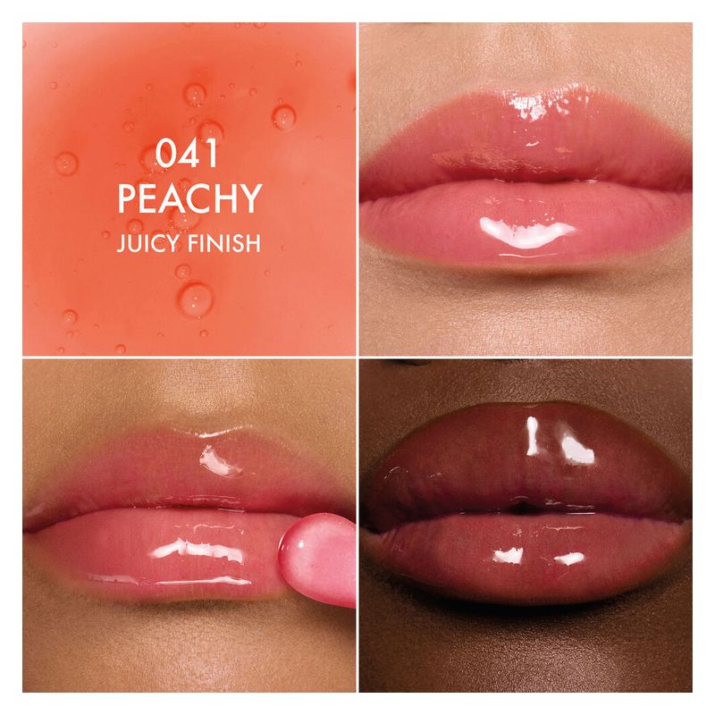 DIOR Dior Addict Lip Glow Oil, Olio Labbra Nutriente Effetto Gloss, Colore 041 Peachy, 6 ml, Finish Brillante, Idratante e Rimpolpante DIOR Dior Addict Lip Glow Oil, Olio Labbra Nutriente Effetto Gloss, Colore 041 Peachy, 6 ml, Finish Brillante, Idratante e Rimpolpante