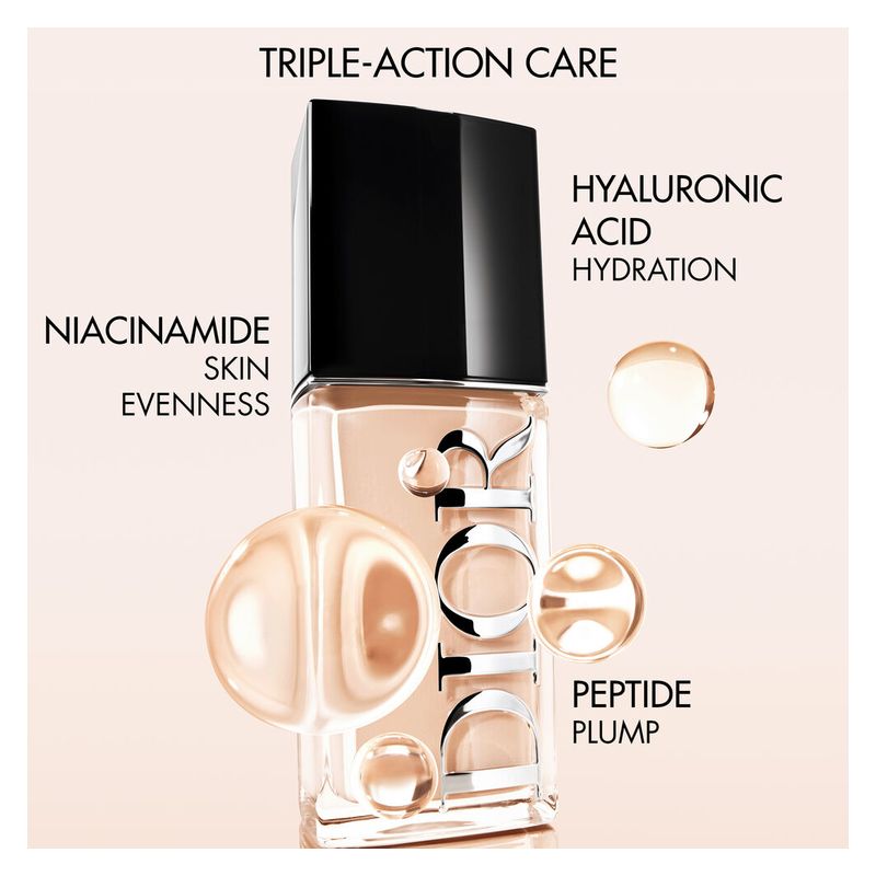 DIOR Forever Skin Glow, Fondotinta Fluido Luminoso, 0.5 Neutral, 30 ml, Lunga Tenuta 24h, Idratazione 48h e Protezione Solare SPF 25 PA+++