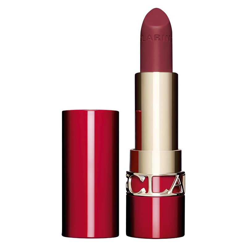 Clarins Joli Rouge Velvet, Rossetto Mat Idratante Donna, 732V Grenadine, 3.5 g, Lunga Tenuta, Effetto Opaco Luminoso, Formula con Olio di Albicocca Clarins Joli Rouge Velvet, Rossetto Mat Idratante Donna, 732V Grenadine, 3.5 g, Lunga Tenuta, Effetto Opaco Luminoso, Formula con Olio di Albicocca