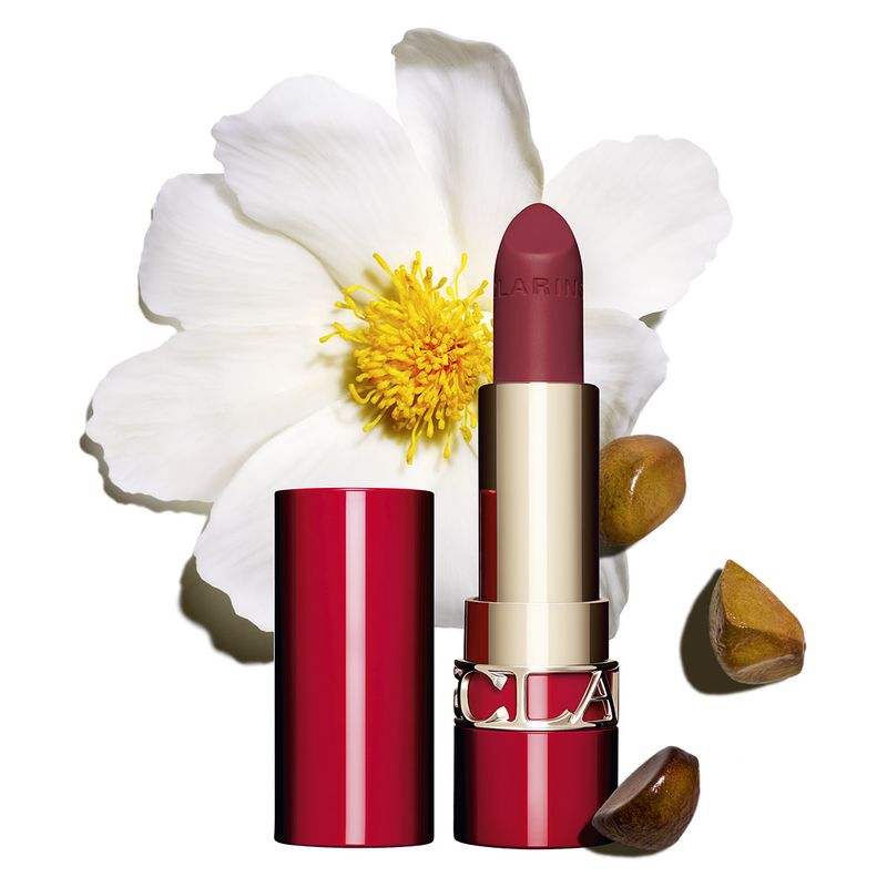 Clarins Joli Rouge Velvet, Rossetto Mat Idratante Donna, 732V Grenadine, 3.5 g, Lunga Tenuta, Effetto Opaco Luminoso, Formula con Olio di Albicocca Clarins Joli Rouge Velvet, Rossetto Mat Idratante Donna, 732V Grenadine, 3.5 g, Lunga Tenuta, Effetto Opaco Luminoso, Formula con Olio di Albicocca