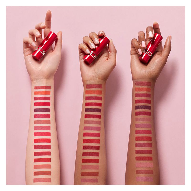 Clarins Joli Rouge Velvet, Rossetto Mat Idratante Donna, 732V Grenadine, 3.5 g, Lunga Tenuta, Effetto Opaco Luminoso, Formula con Olio di Albicocca Clarins Joli Rouge Velvet, Rossetto Mat Idratante Donna, 732V Grenadine, 3.5 g, Lunga Tenuta, Effetto Opaco Luminoso, Formula con Olio di Albicocca