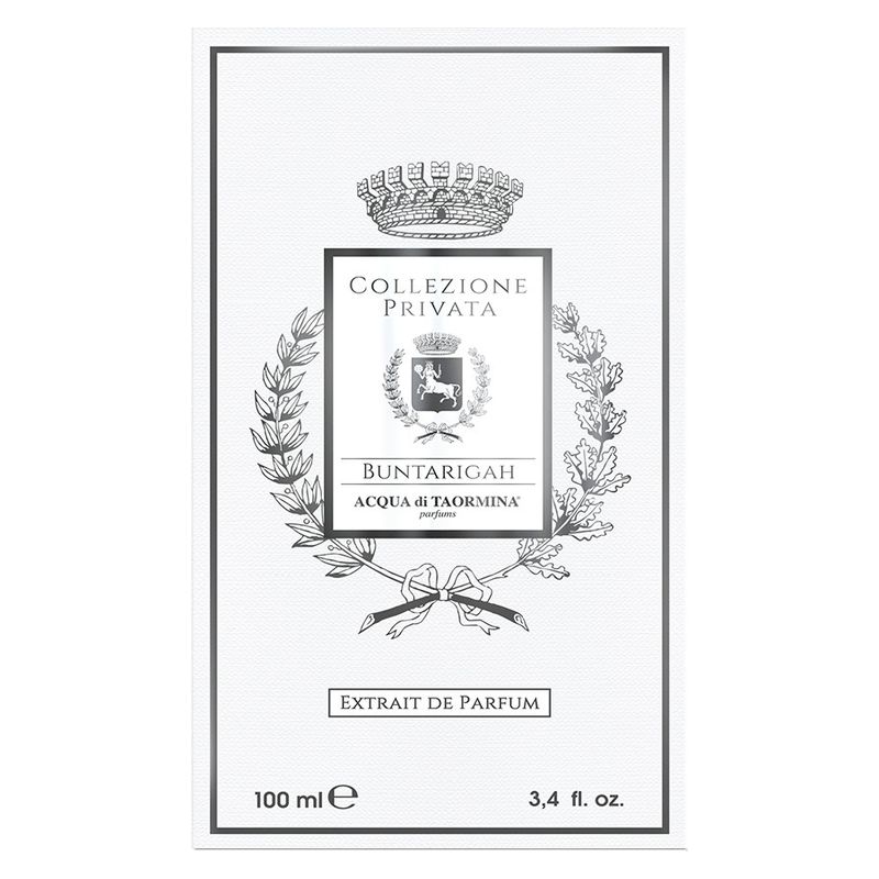 ACQUA DI TAORMINA Collezione Privata Buntarigah, Extrait de Parfum Unisex, 100 ml Spray, Fragranza agrumata e verde, Profumo di nicchia siciliano